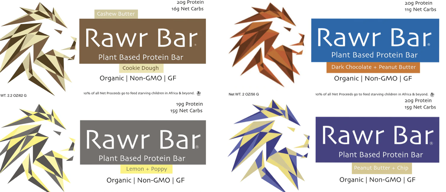 Rawr Organics Organic Snack Bars (Variety Pack)