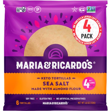 Maria & Ricardo's Keto Almond Flour Tortillas