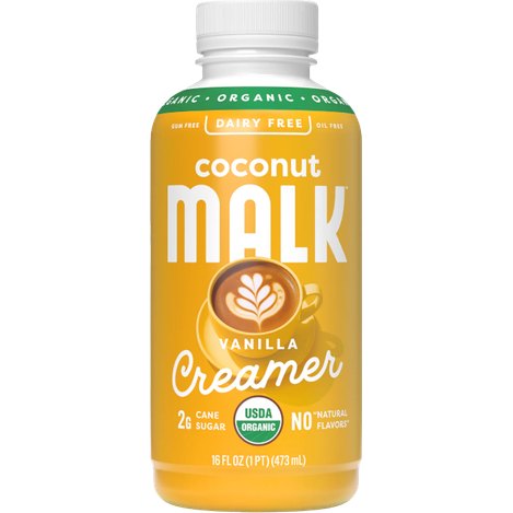 Malk Organic Coconut Creamer, Vanilla