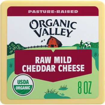 Organic Valley Raw Mild Cheddar Cheese