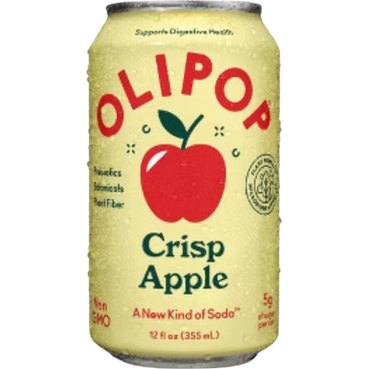 Olipop Prebiotic Soda (Crisp Apple)
