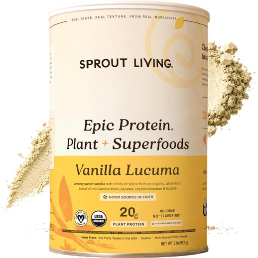 Sprout Living Epic Protein, Vanilla Lucuma