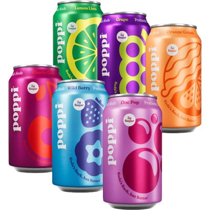 Poppi Prebiotic Soda (Orange)