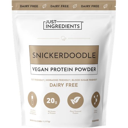 Just Ingredients Snickerdoodle Vegan Protein Powder