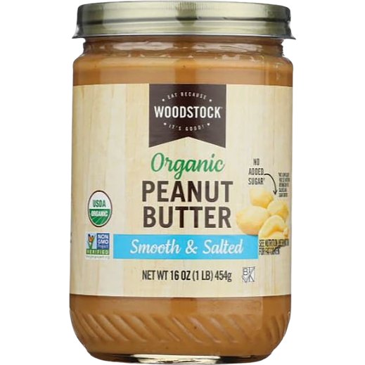 Woodstock Organic Smooth & Salted Peanut Butter