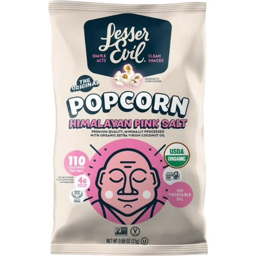 LesserEvil Organic Popcorn, Ghee & Sea Salt