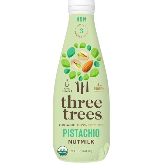 Three Trees Organic Unsweetened Pistachio Nutmilk