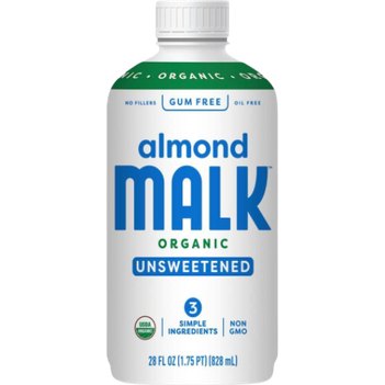 Malk Organic Unsweetened Almond Milk