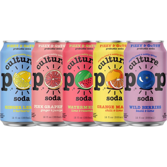 Culture Pop Probiotic Soda (Ginger Lemon)