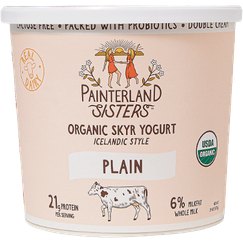 Painterland Sisters Organic Skyr Yogurt, Plain