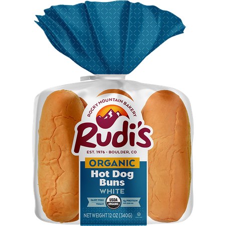 Rudi's Organic Hot Dog Buns