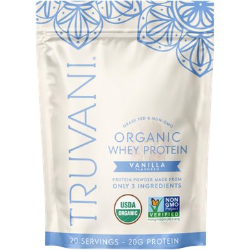 Truvani Organic Whey Protein, Vanilla