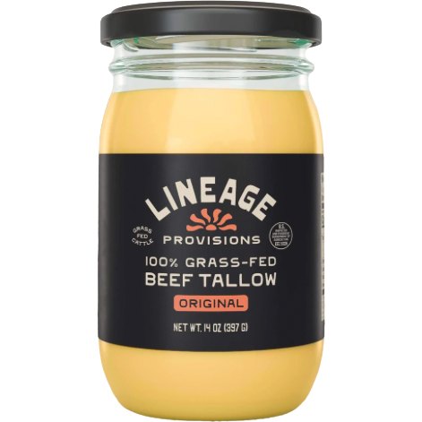 Lineage Provisions 100% Grass-Fed Beef Tallow