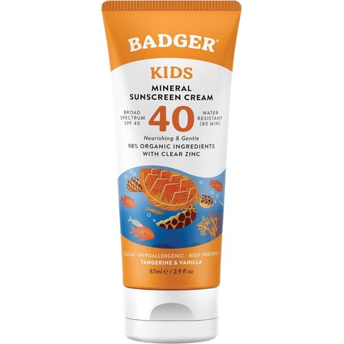 Badger Kids Mineral Sunscreen Cream SPF 40