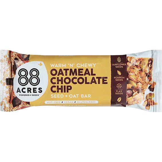 88 Acres Oatmeal Chocolate Chip Seed + Oat Bar