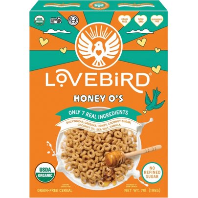 Lovebird Protein Cocoa O's Cereal