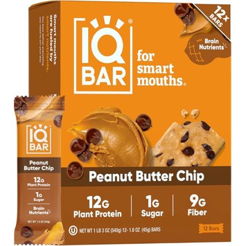 IQ Bar Peanut Butter Chip Protein Bar