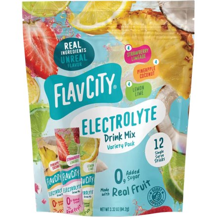 FlavCity Electrolyte Drink Mix Variety Pack