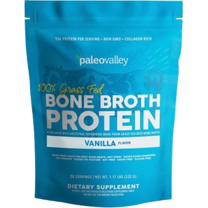 Paleovalley 100% Grass Fed Bone Broth Protein